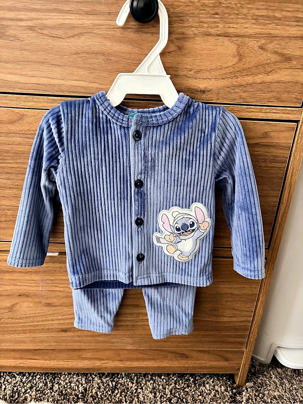 Disney Baby Lilo & Stitch Corduroy Top and Pants Set Blue Baby 3/6M